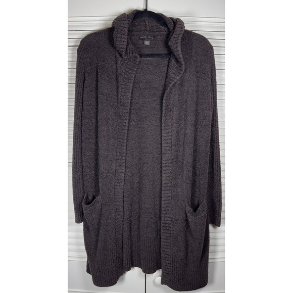 Barefoot Dreams Sweaters - Barefoot Dreams CozyChic‎ Lite Hooded Longline Cardigan Sweater Size S